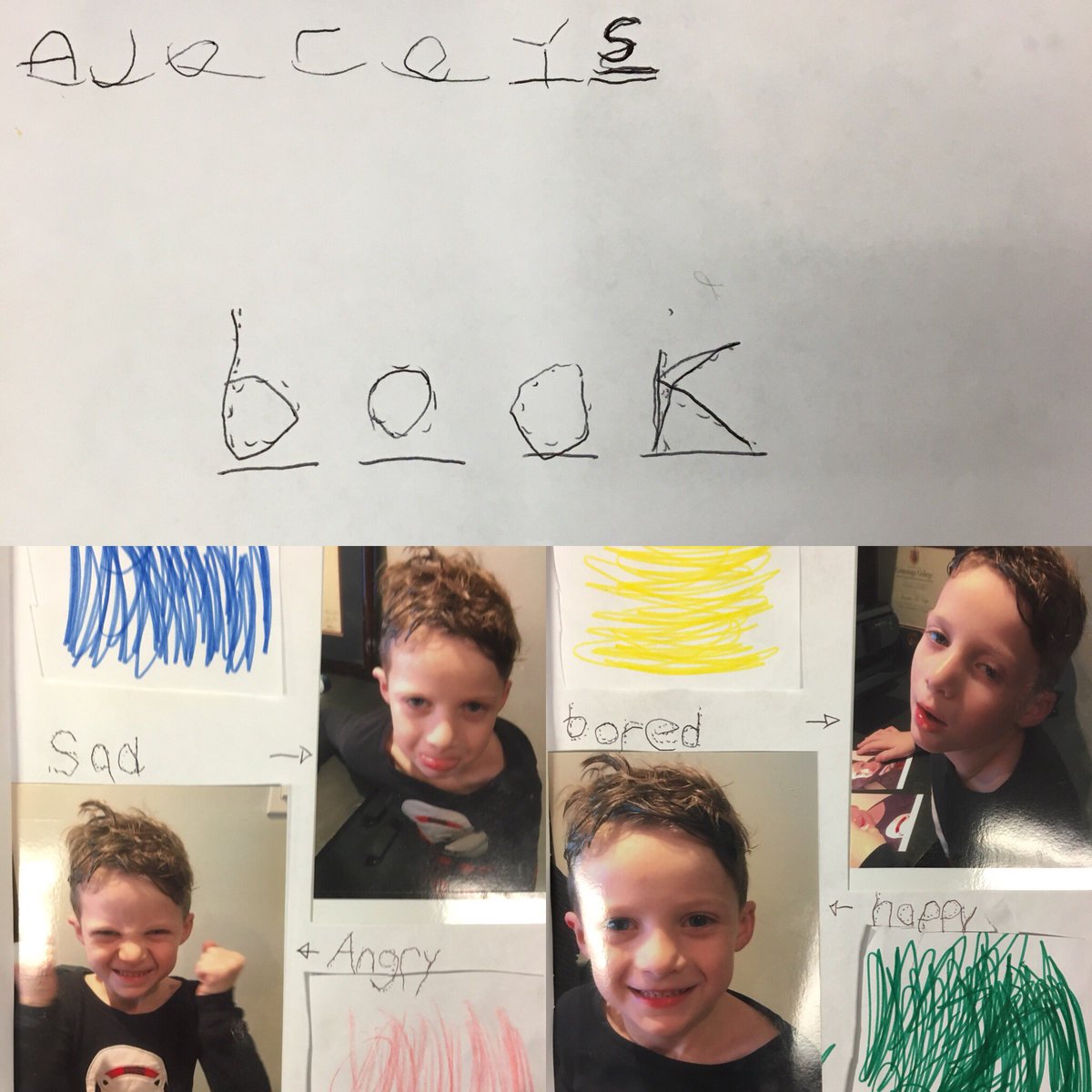 SHFlames's tweet photo. @H20sD @TFLtweets @WellingtonCath @TamaraLNugent Home connection, all feelings are ok #feelingfaces #dlmb #srw #bc #psi #kindergarten https://t.co/FAiMZdFplj