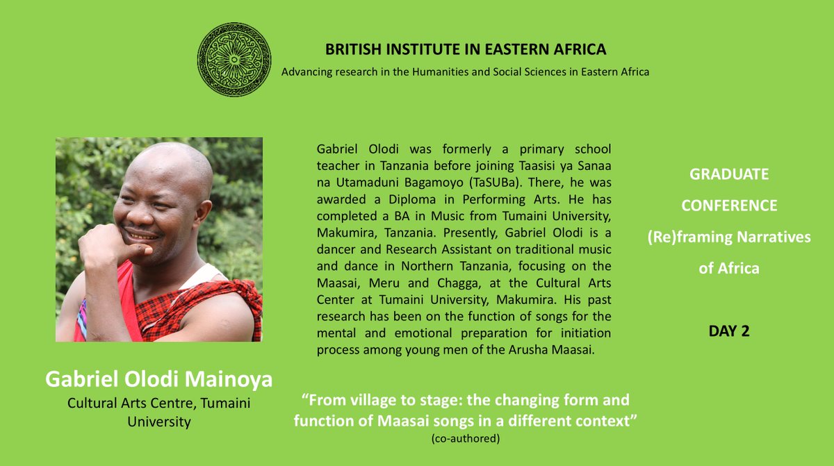 biea_phd's tweet photo. Here are some of our speakers: Gabriel Mainoya &amp; Phoebe Fisher will be jointly giving a paper at our Graduate Conference on 4th November. https://t.co/SDmlXsNjRx