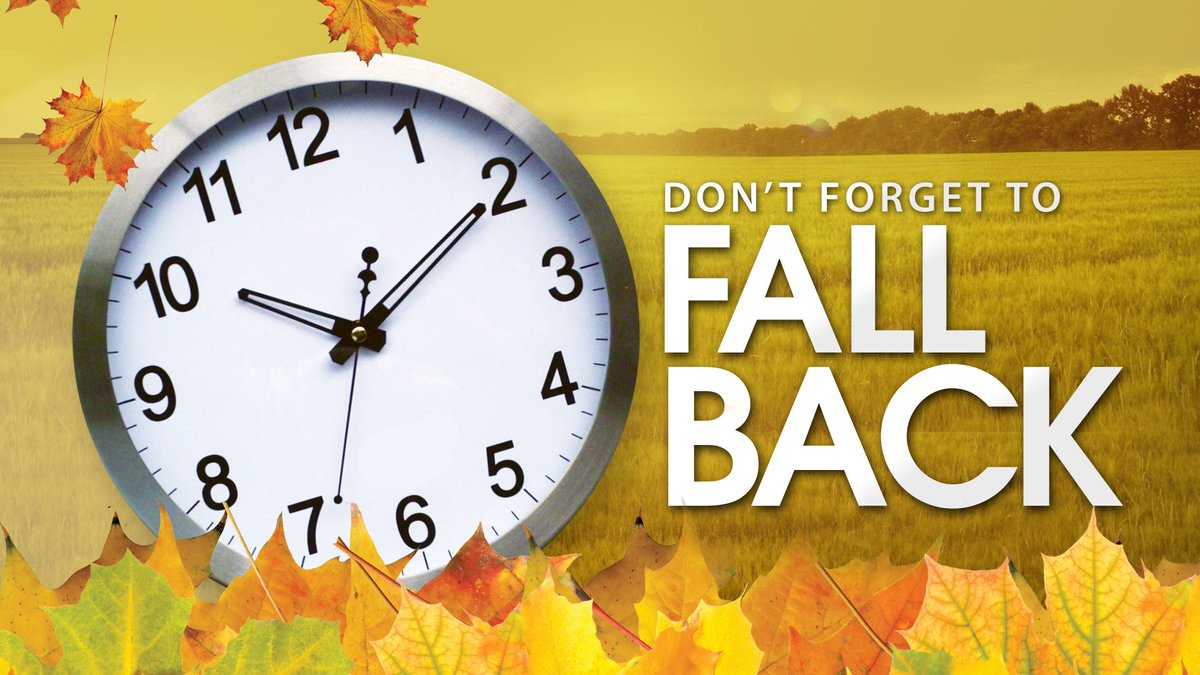 Clocks Fall Back in USA and Canada on November 1