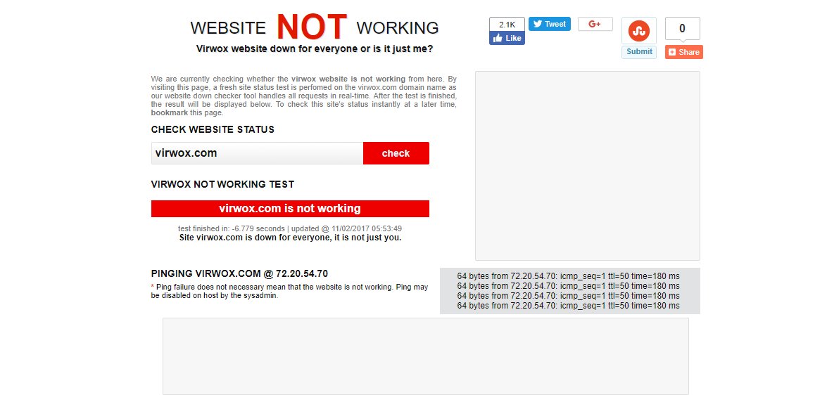 FlrWilliam's tweet photo. @VirWoX its still down 3 days after... YOU still having maintence???? https://t.co/gl61NamEe3