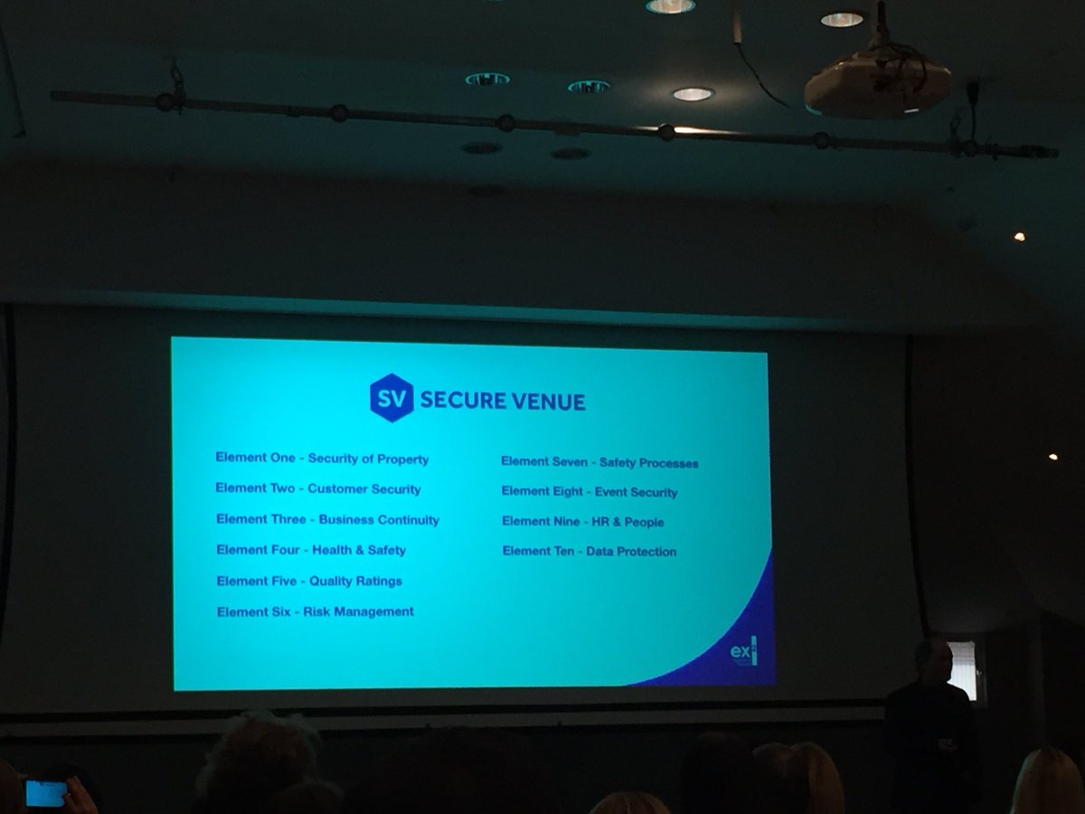 58VE_LDN's tweet photo. An interesting talk from @exsquared2 on venue security and a standardised international rating for venues @The_HBAA #venuesecurity #hbaameet #HBAAMovingForward #hbaa https://t.co/O45oJ7vYBQ