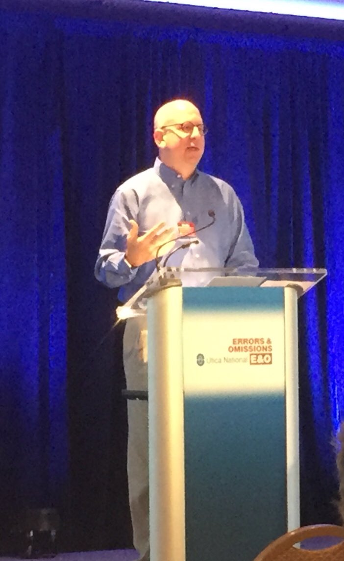 Uticanational's tweet photo. SVP @Mark_Angelucci kicks off our 2017 E&O conference in Nashville (photo Kristopher Fisher) #EO17 https://t.co/fpve2EHVXT