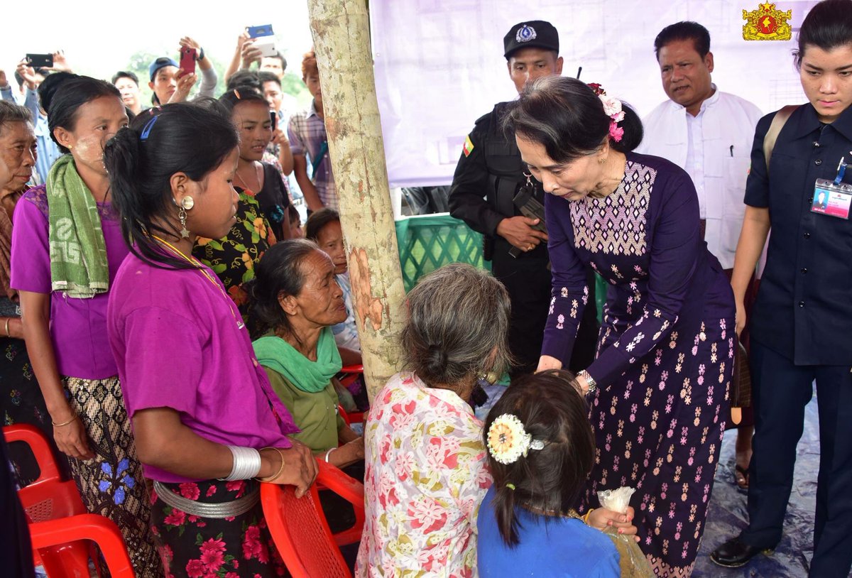 #Myanmar State Counsellor Daw Aung San Suu Kyi visited to Northern #Rakhine State to speed up UEHRD’s process.