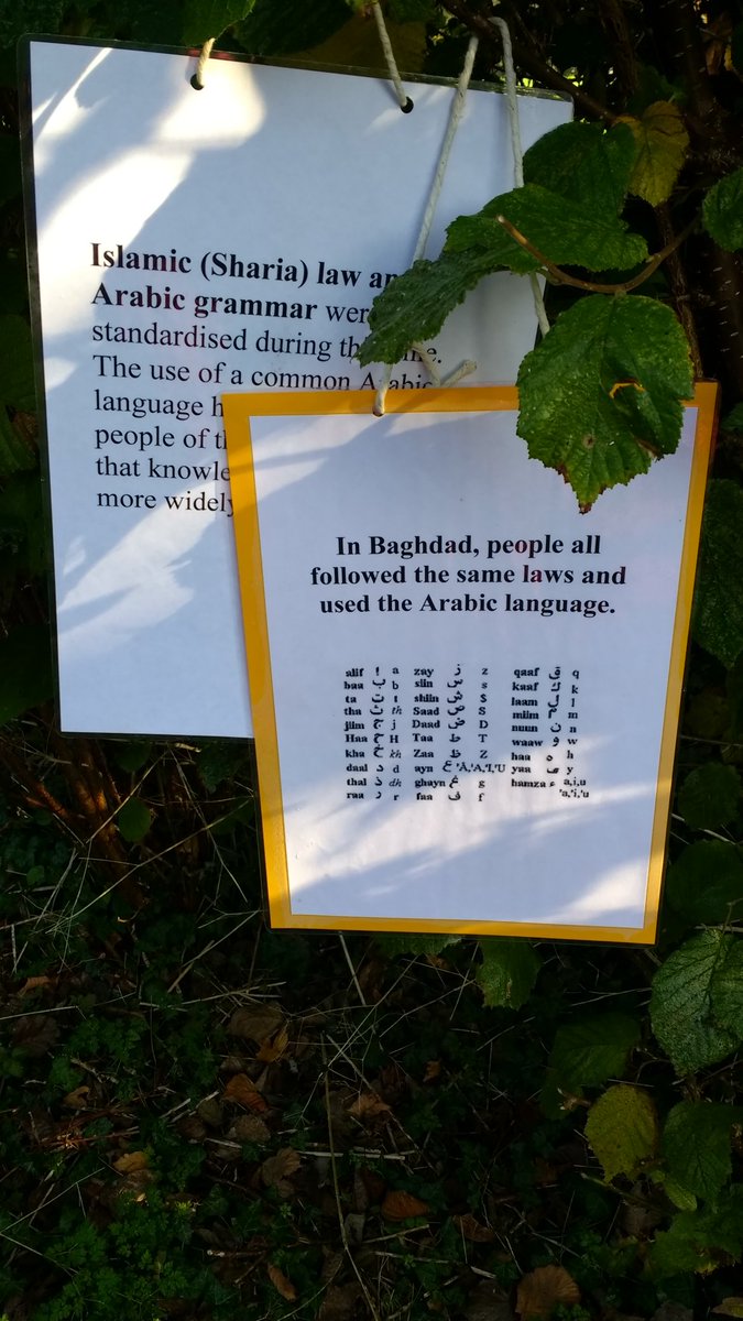 Helenoutside's tweet photo. Learning about Ancient Baghdad by doing a quiz in the school grounds.. kids loved it and learnt a lot! #educatingoutside #outdoorlearning https://t.co/ohVziLywio