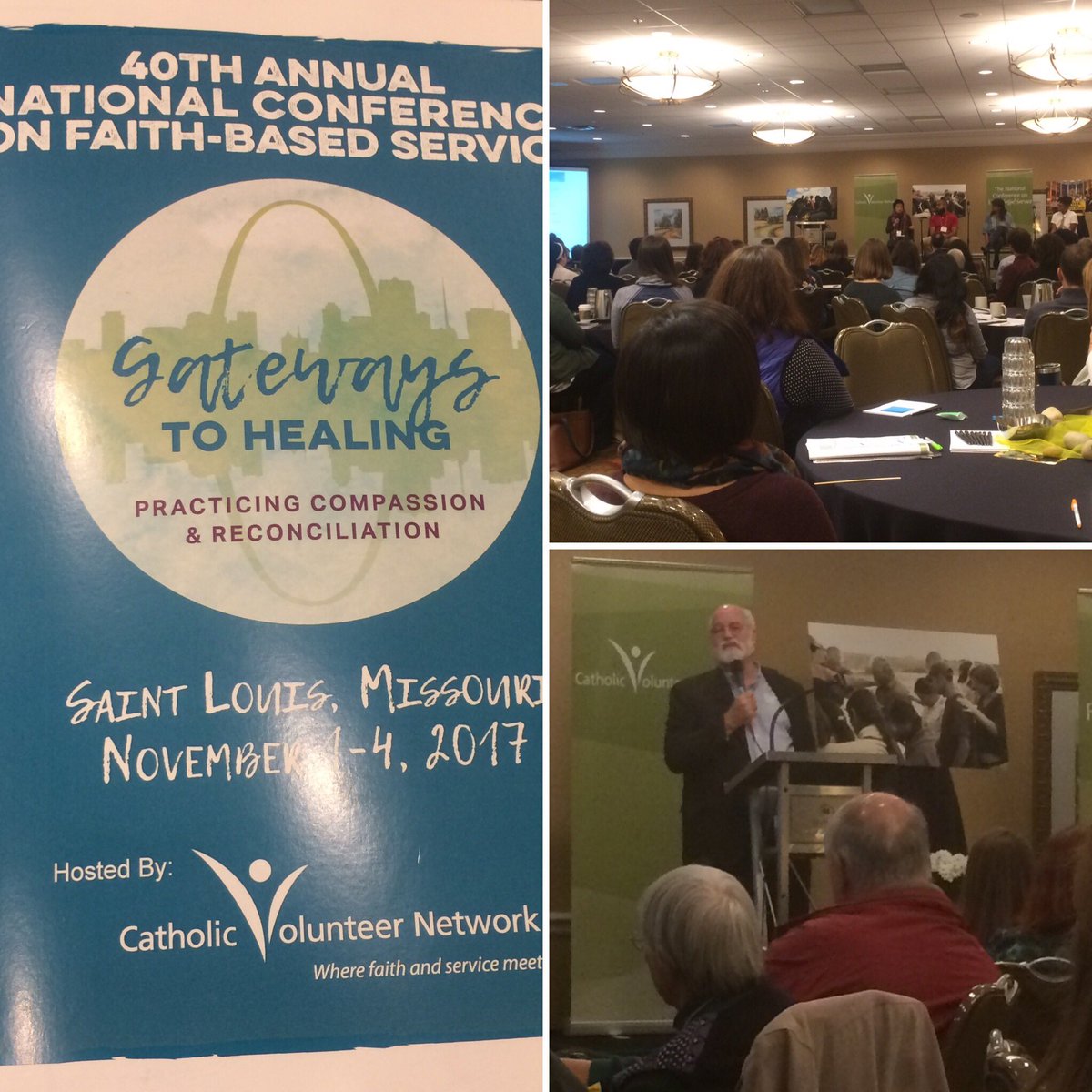 BryanSokol's tweet photo. The @SLU_CSCE team join "our people" to share &amp; learn about the transformative impact of service: a path to radical kinship #FrGregBoyle https://t.co/oDLdImhhQp