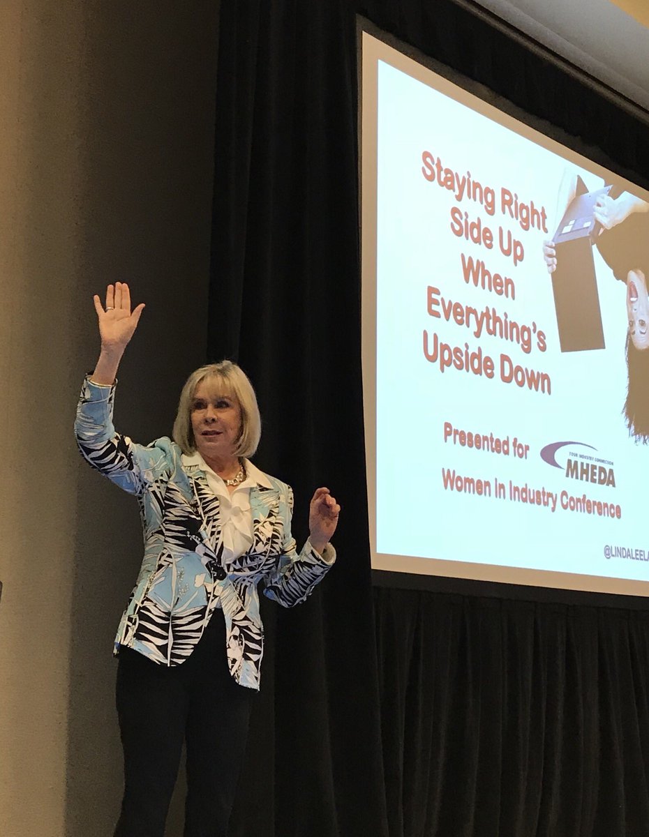tnie_n_da_haus's tweet image. The "Women in Industry Conference: #ConquerTomorrow" has begun! We are already ‘staying right side up’ with @lindaleelarsen’s opener!