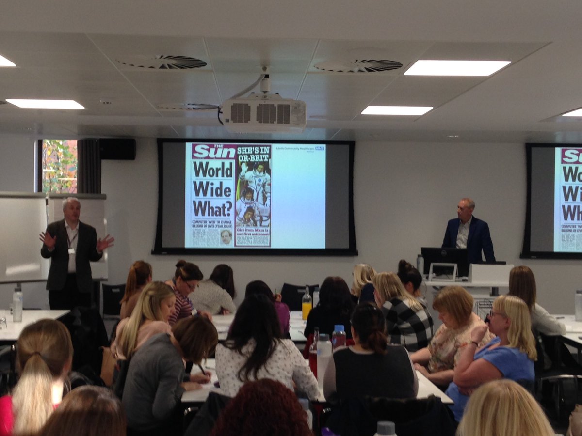 JonathanLace1's tweet photo. @LCH_OD very own little and large talking about the human condition #nextstepsLCH https://t.co/OApfHeWhc2