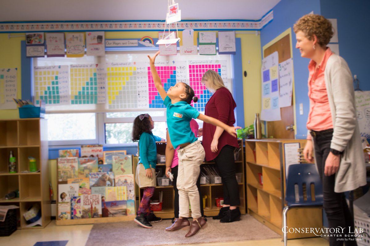 ConservatoryLab's tweet photo. One of our students showing off her "Habits of Character" mobile #bostonschools #bostoneducation #conservatorylab https://t.co/DjQ3DiO416