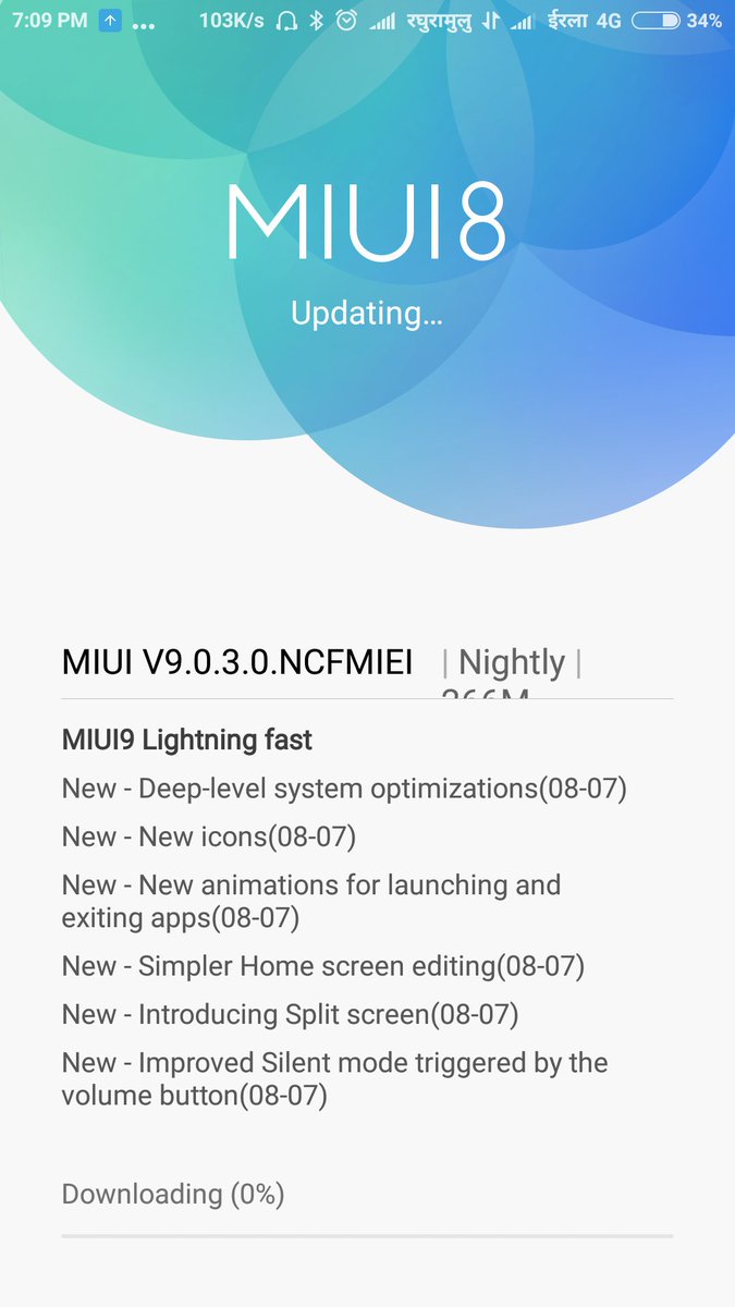 irlavkraghu's tweet image. @MIUI_India @manukumarjain @jaimani @XiaomiIndia 
Thanks MIUI Team for rolling out MIUI 9 to my REDMI NOTE 4.

here we go with #Lightingfast