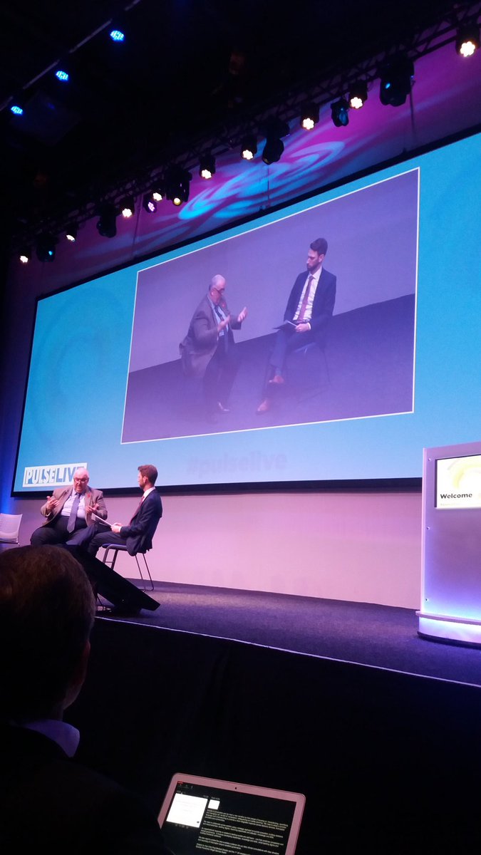 VisionLaurapat's tweet photo. @VisionChatter Myself and @shona_wares @ #pulselive. Currently listening to @PAG1962 in his big interview https://t.co/01YfoHKjI9