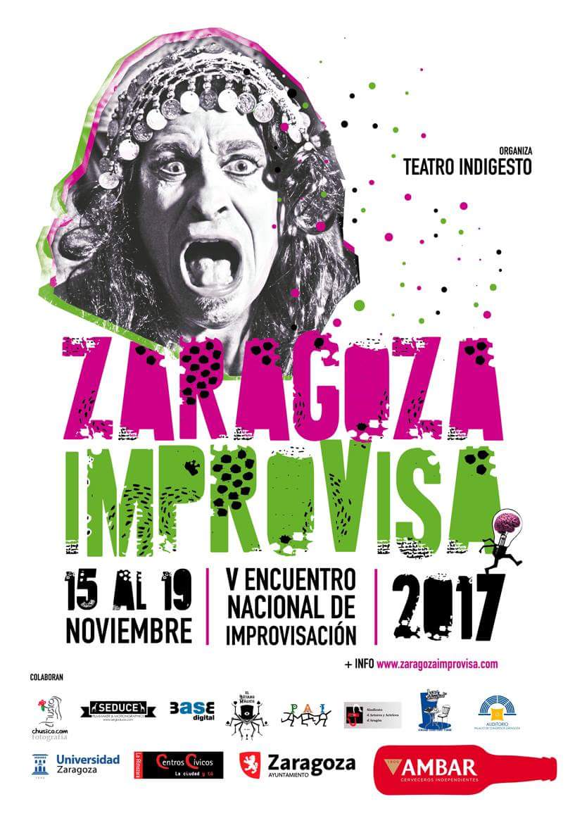 ¿¿Qué os parece el cartel oficial del <a href="/ZgzImprovisa/">Zaragoza Improvisa</a> ?? Te vienes?
Comparte y difunde impro
#zgzimprovisa17
#todosvienen