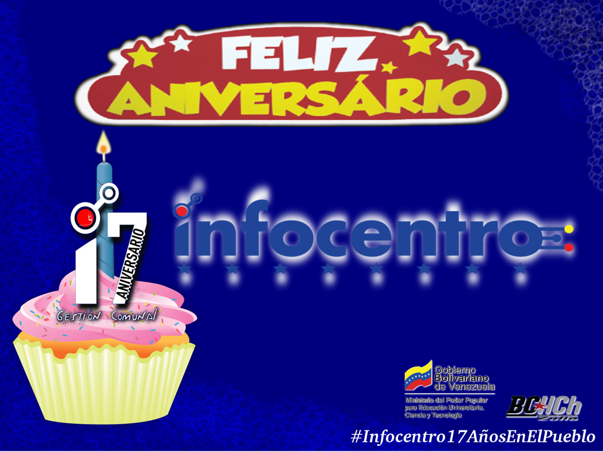 InfocGuzMarquez's tweet photo. #YaSon17Años Dándole atención a las comunidades, Estamos de ANIVERSARIO! #Infocentro17AñosEnElPueblo @NicolasMaduro @hugbelpsuv @bchchzulia https://t.co/c6PUOfkd4y