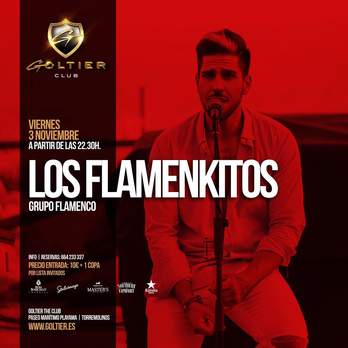 Este viernes OS esperamos en sala Goltier #flamenkitos