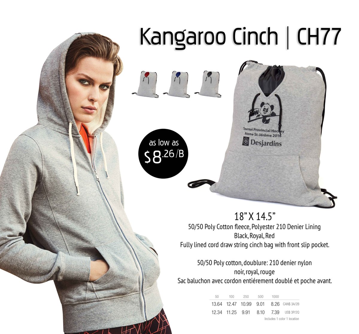 FullyPromotedBa's tweet photo. #Cinchbags are a great #PROMO ! This one is made of #sweatshirt #fleece! #inventive #trending #schools #promo #EmbroidMeBarrie #EmbroidMe https://t.co/DVzPiV68VZ