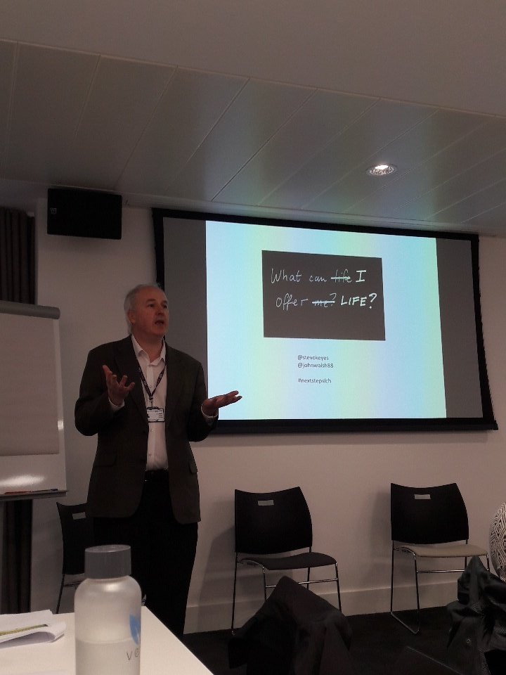 bookstitcher's tweet photo. .@johnwalsh88 talking about the power of 'thank you', of trying to make a difference, and of kindness https://t.co/eGS7R5EX0a