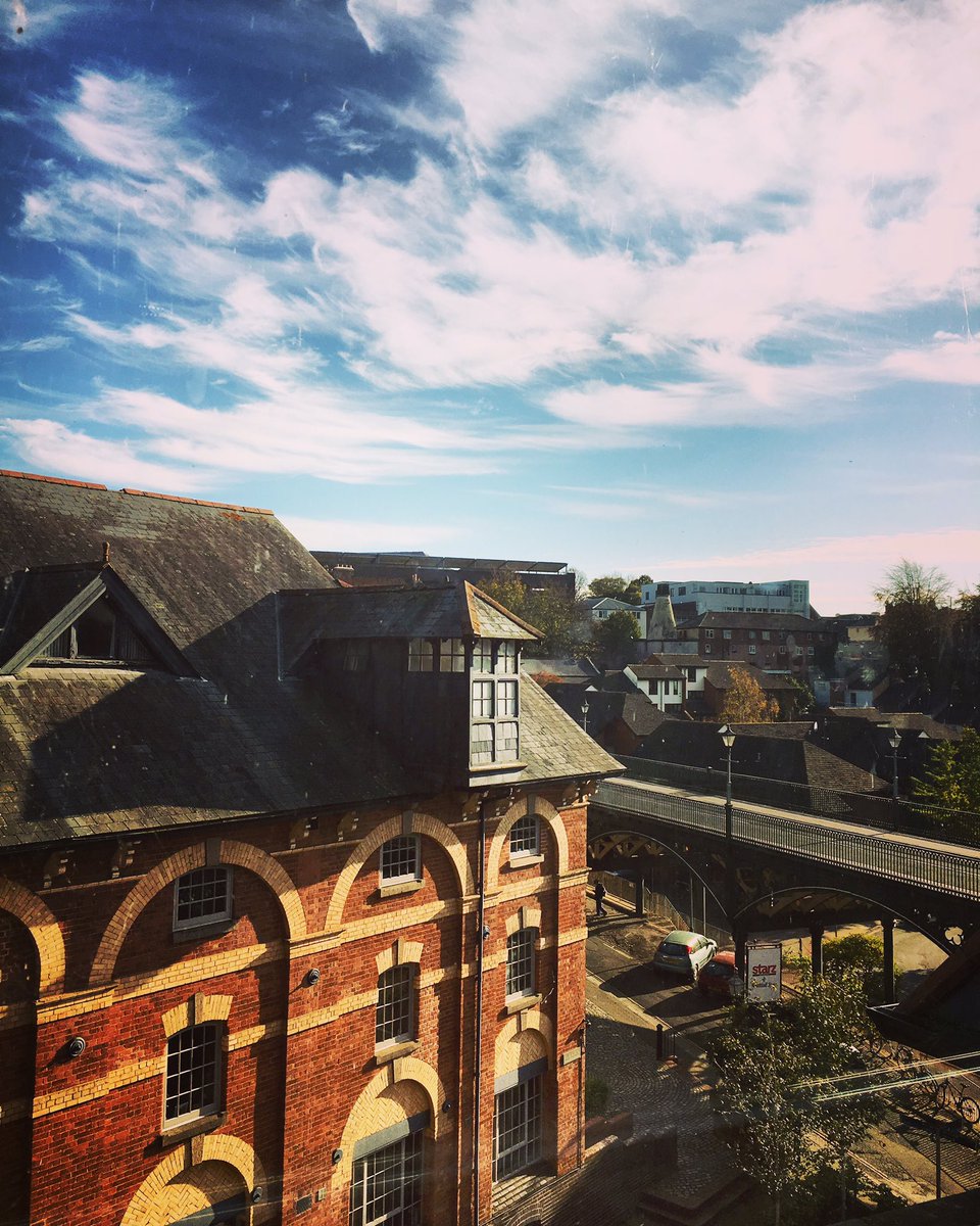 IronBridgeStudi's tweet photo. Sun is shining in Exeter today ☀️💙 #PleaseStaySunshine #Exeter #Views #Thursday #IronBridgeStudios #CRMStudents https://t.co/bNXN97XBUm