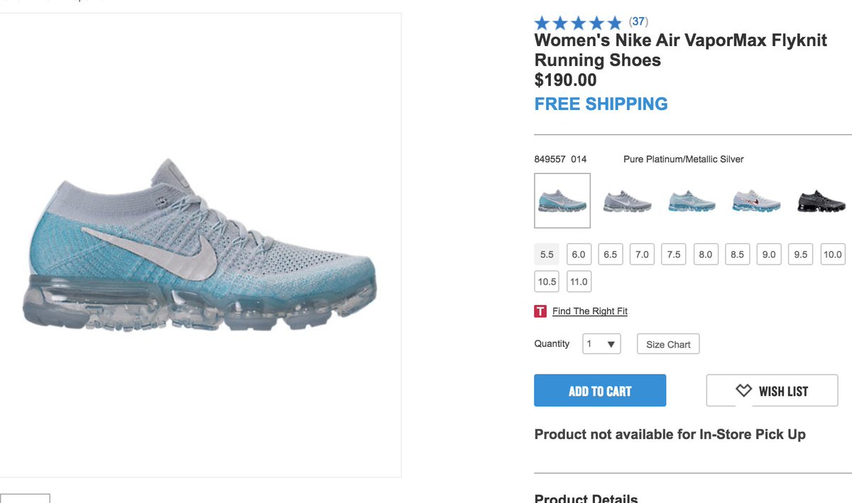 vapormax women finish line
