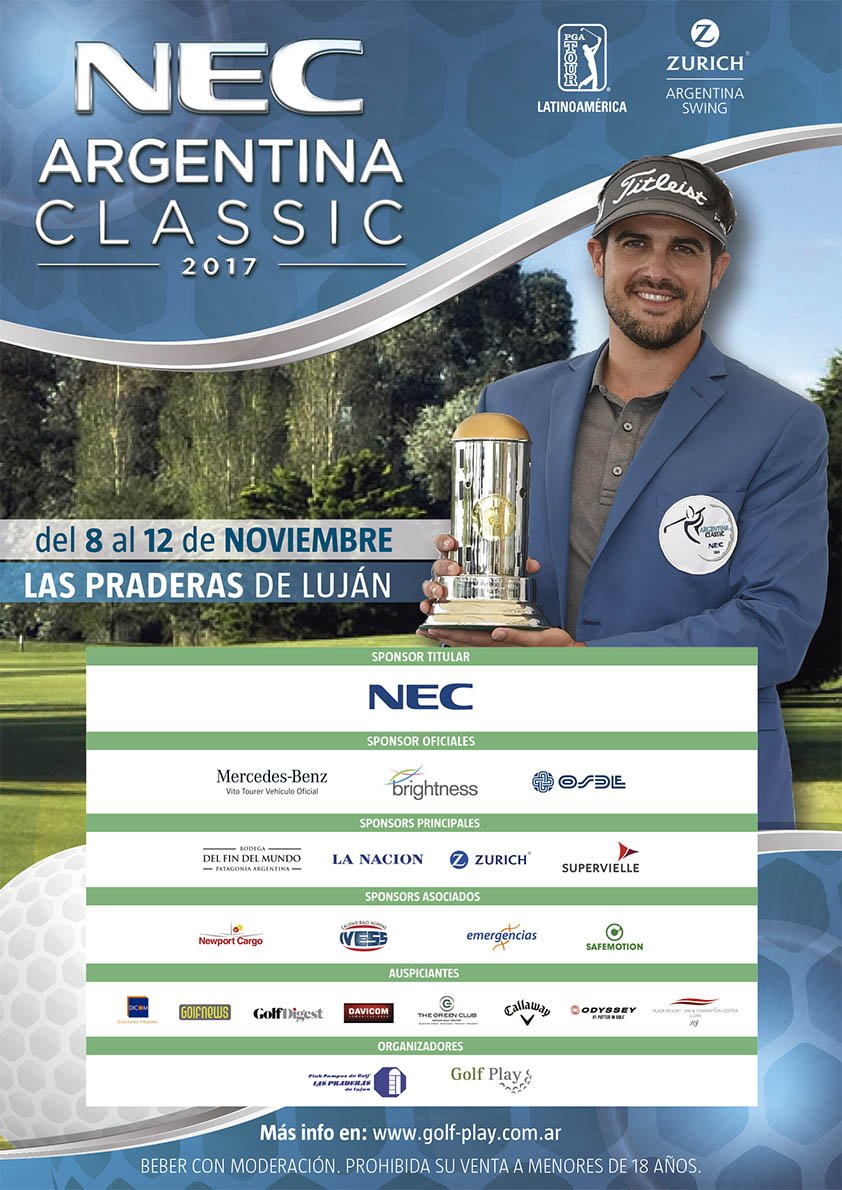 turismo_lujan's tweet image. #BuenJueves del 6 al 12 de nov se realizarà en Las Praderas de #Lujan el Torneo PGA, el + importante de America. Imperdible! Te esperamos!
