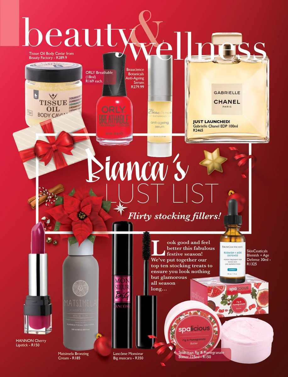 ArmstrongCommPR's tweet photo. See our client ORLY featured in @hellojoburgmag's Festive Season Magazine as the perfect stocking filler for the festive season 🎀 https://t.co/jJg3aHVtB6