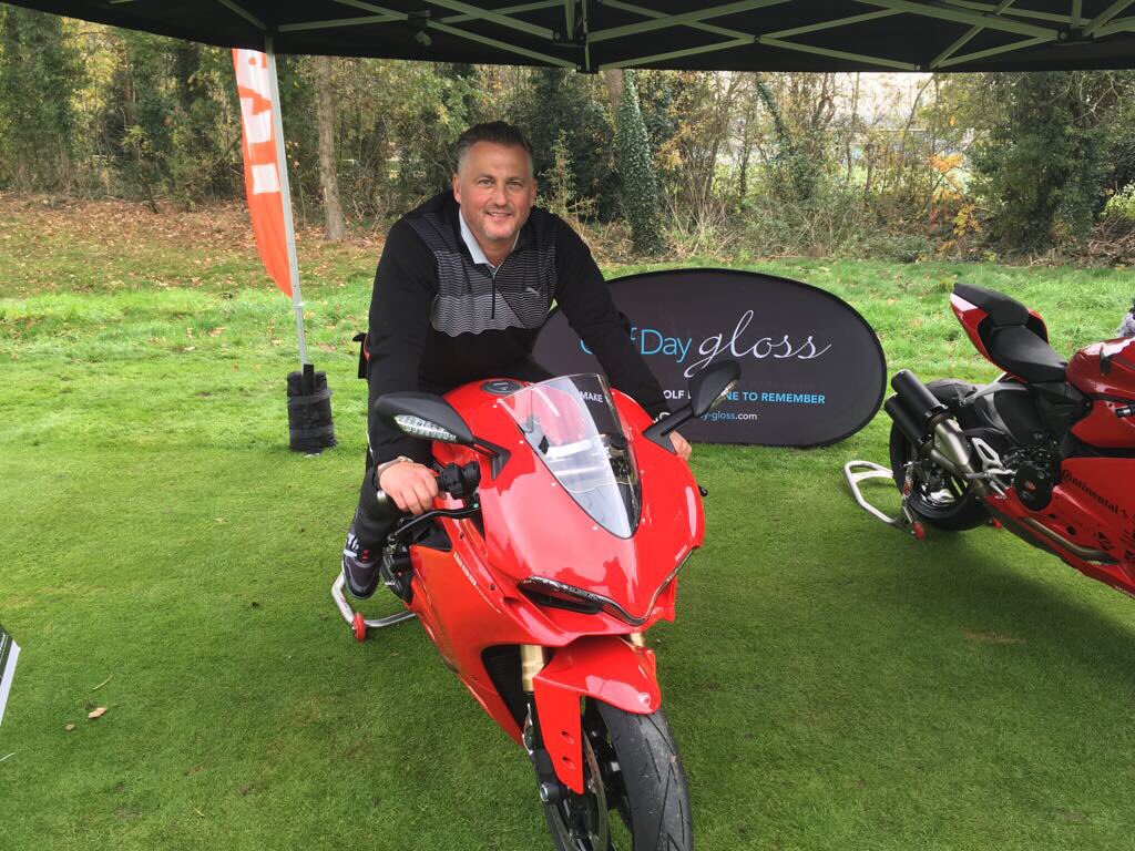 Super happy 😊 <a href="/DGoughie/">Darren Gough MBE</a> @talkSPORTDrive <a href="/SuperbikeSchool/">California Superbike</a> <a href="/DucatiUK/">Ducati UK</a> <a href="/ashewbridge/">Andy Shewbridge</a> <a href="/Veterans4Wild/">Veterans for Wildlife</a>  #Fundraising #golf #holeinone #drivetime