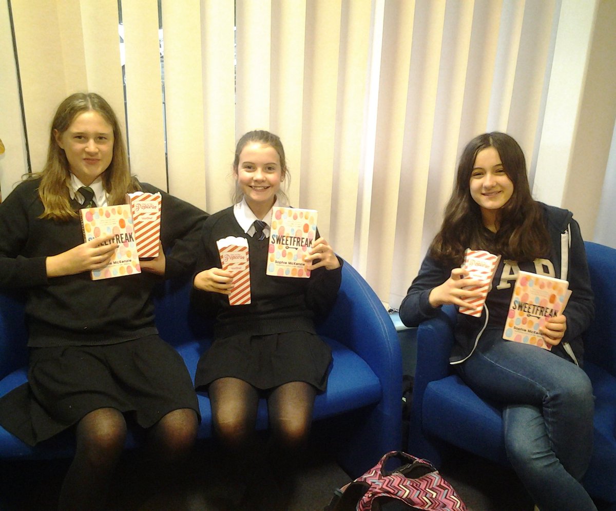 CECLibraries's tweet photo. Great feedback on @sophiemckenzie_ #SweetFreak at #HolmesChapel Library’s Popcorn Session! @ReadingHackers @readingagency https://t.co/Mv1bRhSELu