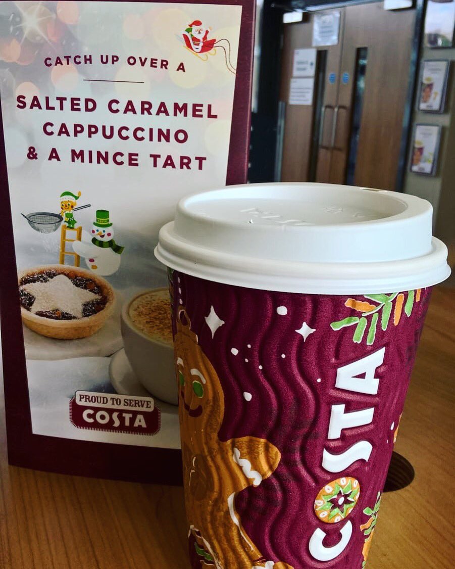 uos_eatanddrink's tweet photo. THEY’RE HERE! #festivecups @CostaCoffee #christmas #proudtoserve #tooexcited https://t.co/ihcQakgMyc