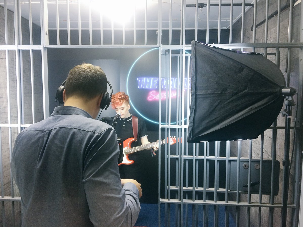 WMA's tweet photo. Just hanging out in an old bank vault for @Roe_musicβs #VaultSession https://t.co/zJ81ZUaH4b