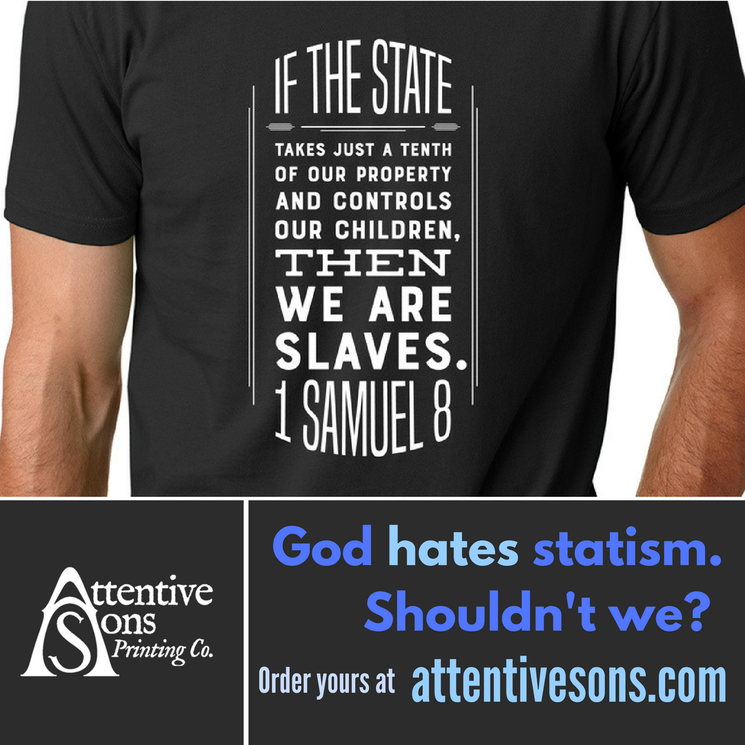 attentivesons's tweet photo. God thinks that Americans are slaves to the State. That's not a good thing. #attentivesons #OneSamuelEight  https://t.co/hy6Bgz0bfK https://t.co/BHJnRhvebx