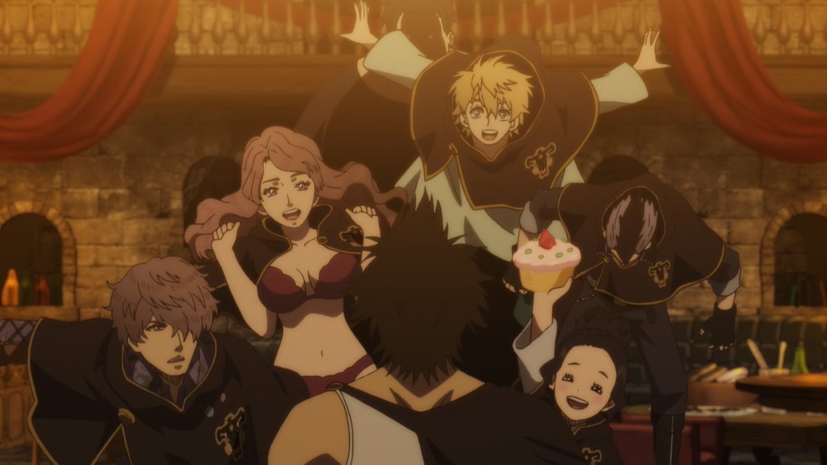 ブラッククローバー テレビアニメ公式 Twitter પર 放送情報 明日7日 火 夕方6 25 テレビ東京系にて ページ6 黒の暴牛 放送 最低最悪の魔法騎士団 黒の暴牛のアジトへとやってきたアスタ そこには個性豊かすぎる団員達がいて 是非お楽しみに ブラッククローバー テレビアニメ公式 Twitter પર 放送情報 明日7日 火 夕方6 25 テレビ東京系にて ページ6 黒の暴牛 放送 最低最悪の魔法騎士団 黒の暴牛のアジトへとやってきたアスタ そこには個性豊かすぎる団員達がいて 是非お楽しみに