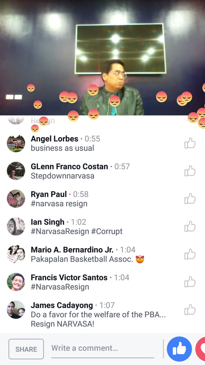 courthooptalk's tweet photo. If emojis and comments are an indicator, it clearly says #narvasaresign #NarvasaOUT https://t.co/WcP17I5USW