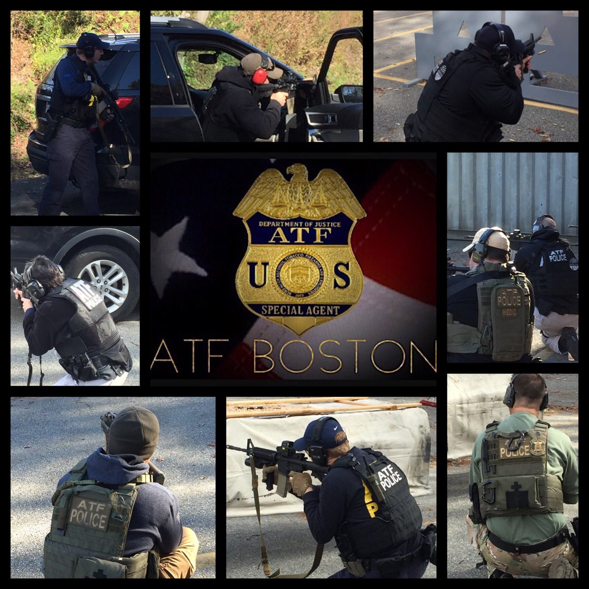 ATFBoston's tweet photo. .@ATFBoston Special Agents recently conducted tactical firearms training. #RangeDay #TacticalTraining #SightAlignment #TriggerPull #ATF https://t.co/4GxBNi13h5