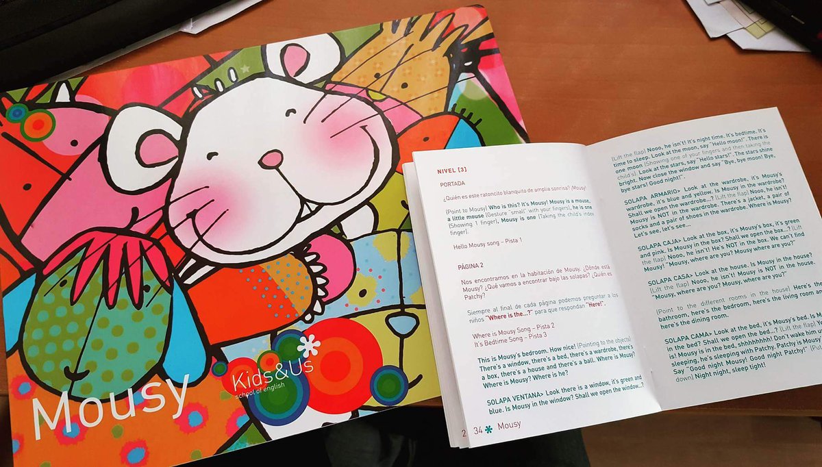 Doberandpap's tweet photo. We are Level 3!! Learning english with Mousy and @PetitsFerreret2  So excited!  #kidsandusmallorca #mousy #learningtogether #withada https://t.co/rDimECQ9Lm