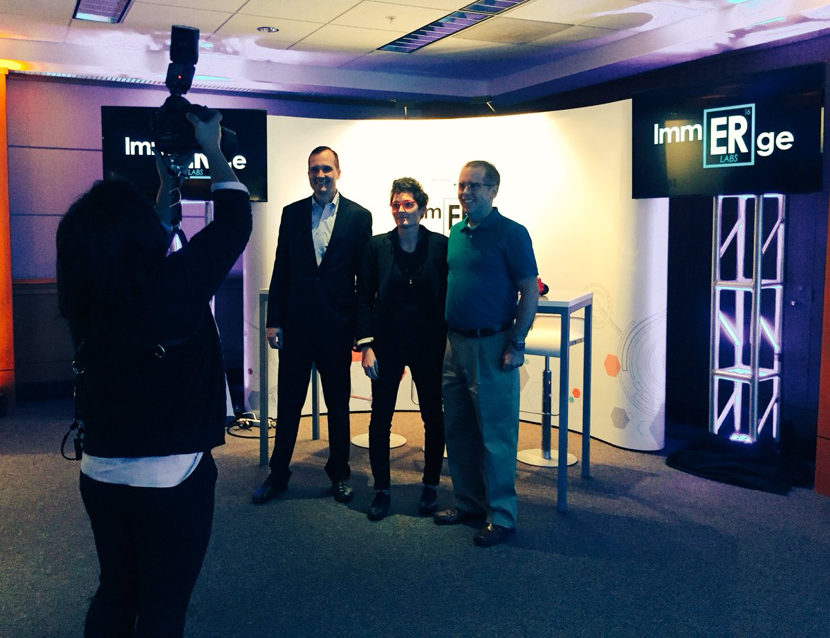 ImmERgeLabs's tweet photo. We are thrilled to be at the @FCC today showing off our #VirtualReality mobile application, thx to @WirelessFdn. #techforgood #CPRsaveslives https://t.co/6eIyc5nIBS