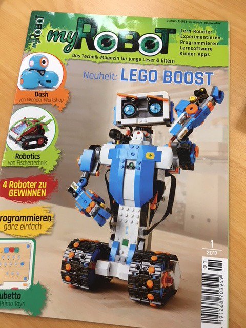GenRob_Deutsch's tweet photo. Spannendes neues Magazin für Kinder und Eltern, die sich für #Robotik interessieren. Gelesen und für gut befunden :) https://t.co/GAwE02wfim https://t.co/38l6YPlqXN