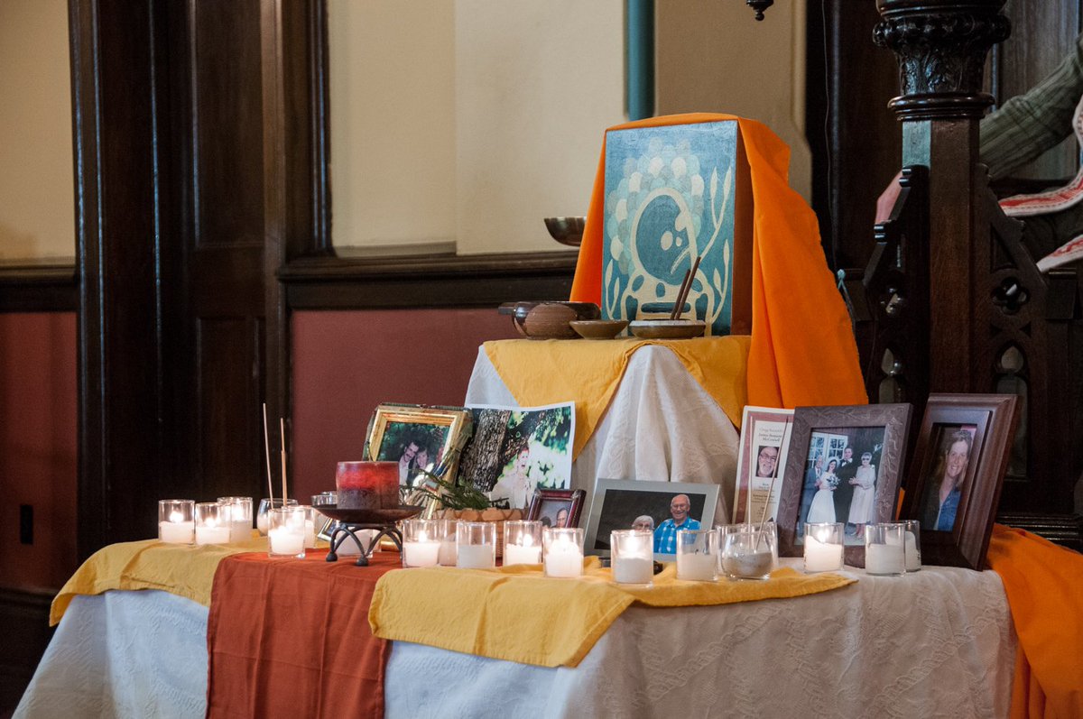 AlleghenyUU's tweet photo. Sun Nov 5 celebrate abundant life through remembrance of the dearly departed. Bring mementos for our Altar to the Beloved Dead Among Us #UU https://t.co/mjZW7Pt3PM