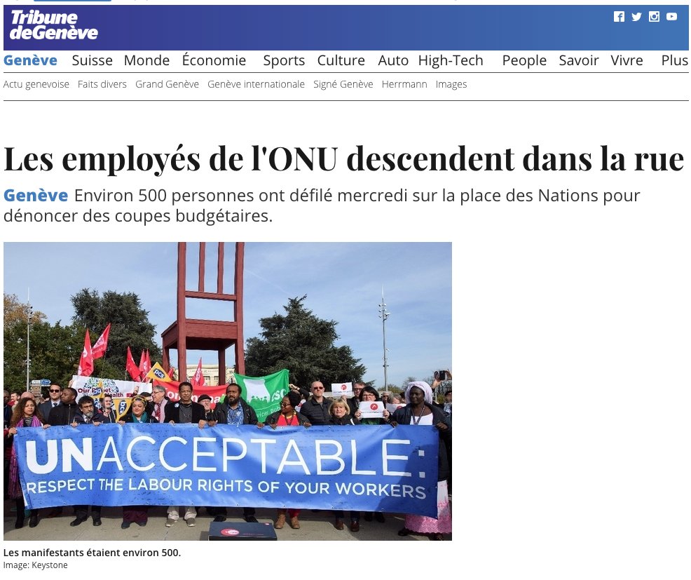 PSIglobalunion's tweet photo. Un autre article sur notre manif d'hier! #PeopleOverProfit #PSICongress2017 https://t.co/vOt91f4qlp