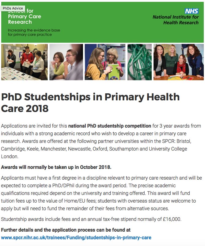 Rebecca Barnes On Twitter Come And Do A Phd On Gp Patient