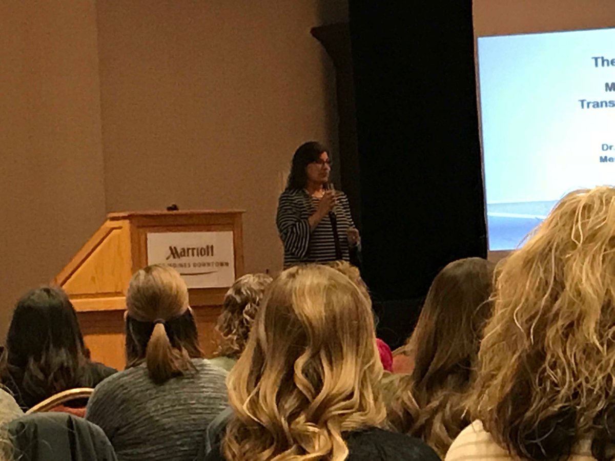 JaneBradley56's tweet photo. Keynote by Dr. Barbara Decker, President of Mercy College in Des Moines #WayUpIA https://t.co/4YMvVXJs9x