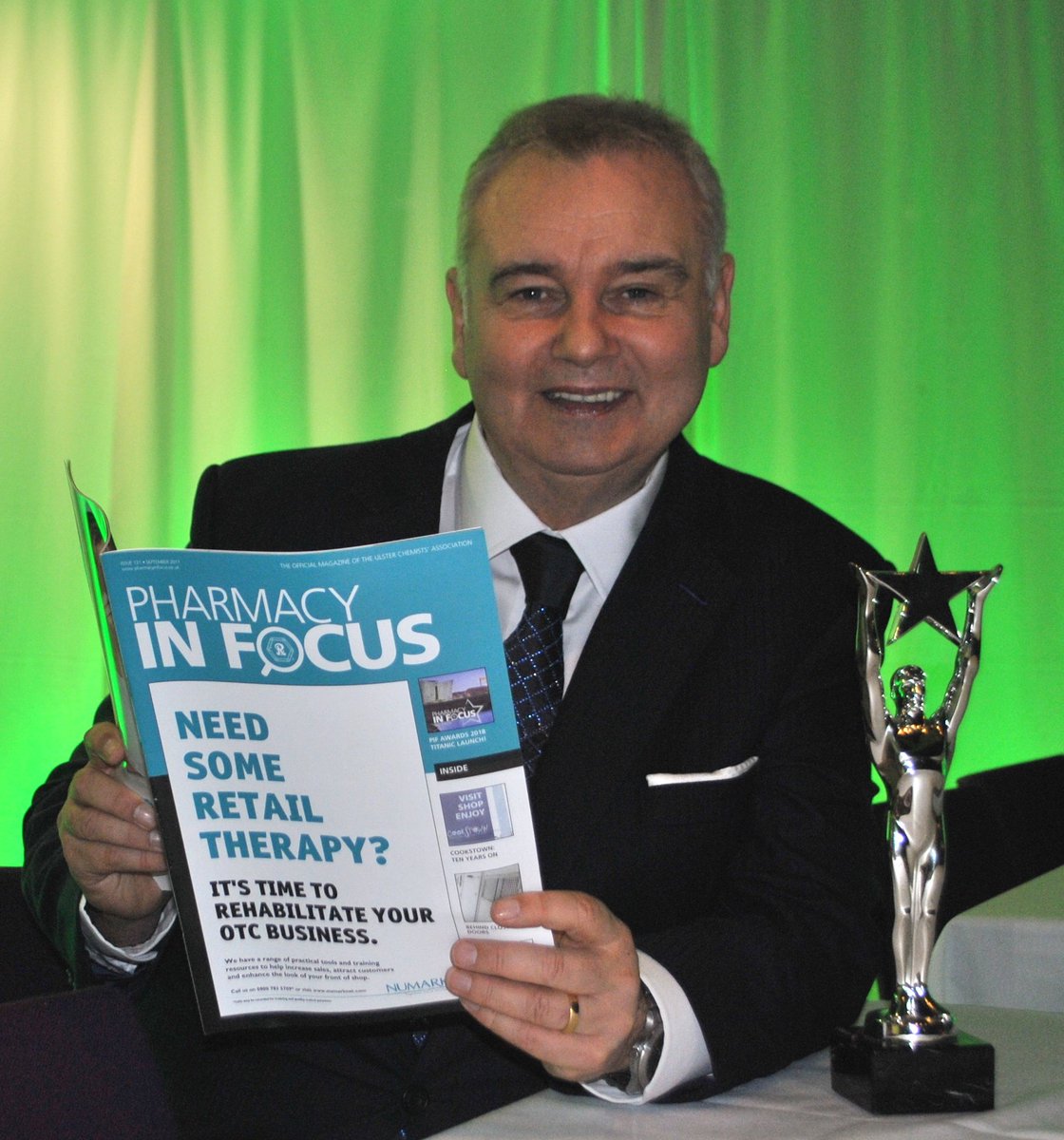 PharmFocus's tweet photo. PiF caught up with @EamonnHolmes yesterday to chat about all things #PIFAwards
Wouldn’t you like to win one of these!? https://t.co/BIKVWB3eYC
