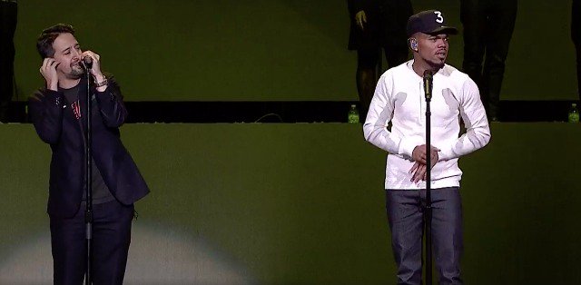 Chicagoist (@chicagoist) on Twitter photo Watch Chance The Rapper Perform 'Hamilton' Cut With Lin-Manuel Miranda At Obama Global Summit
 chicagoist.com/2017/11/02/wat… Watch Chance The Rapper Perform 'Hamilton' Cut With Lin-Manuel Miranda At Obama Global Summit
 chicagoist.com/2017/11/02/wat…