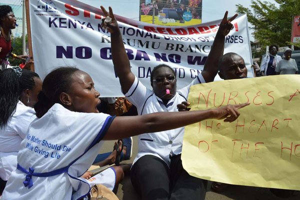 ntvkenya's tweet photo. BREAKING: Nurses' strike called off with immediate effect. Nurses have worked out a return to work formula with governors https://t.co/eVDIf3TaWC