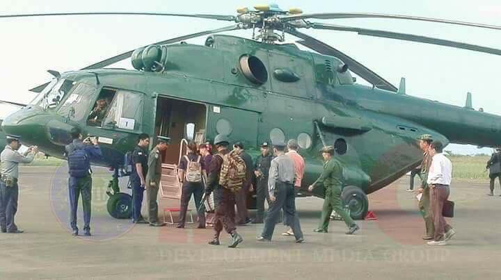 Chawmanit's tweet photo. #Myanmar State Counsellor Daw Aung San Suu Kyi visited to Northern #Rakhine State to speed up UEHRD’s process. https://t.co/z6DAv0S4E6 @UN https://t.co/f1gKRBQiDx