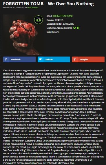 Forgotten Tomb tweet media