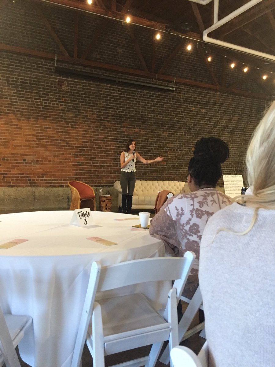 malisalieser's tweet photo. @kayla_hollatz kicking off #yourownwaycon this morning! https://t.co/9oUtK7Oi1Y