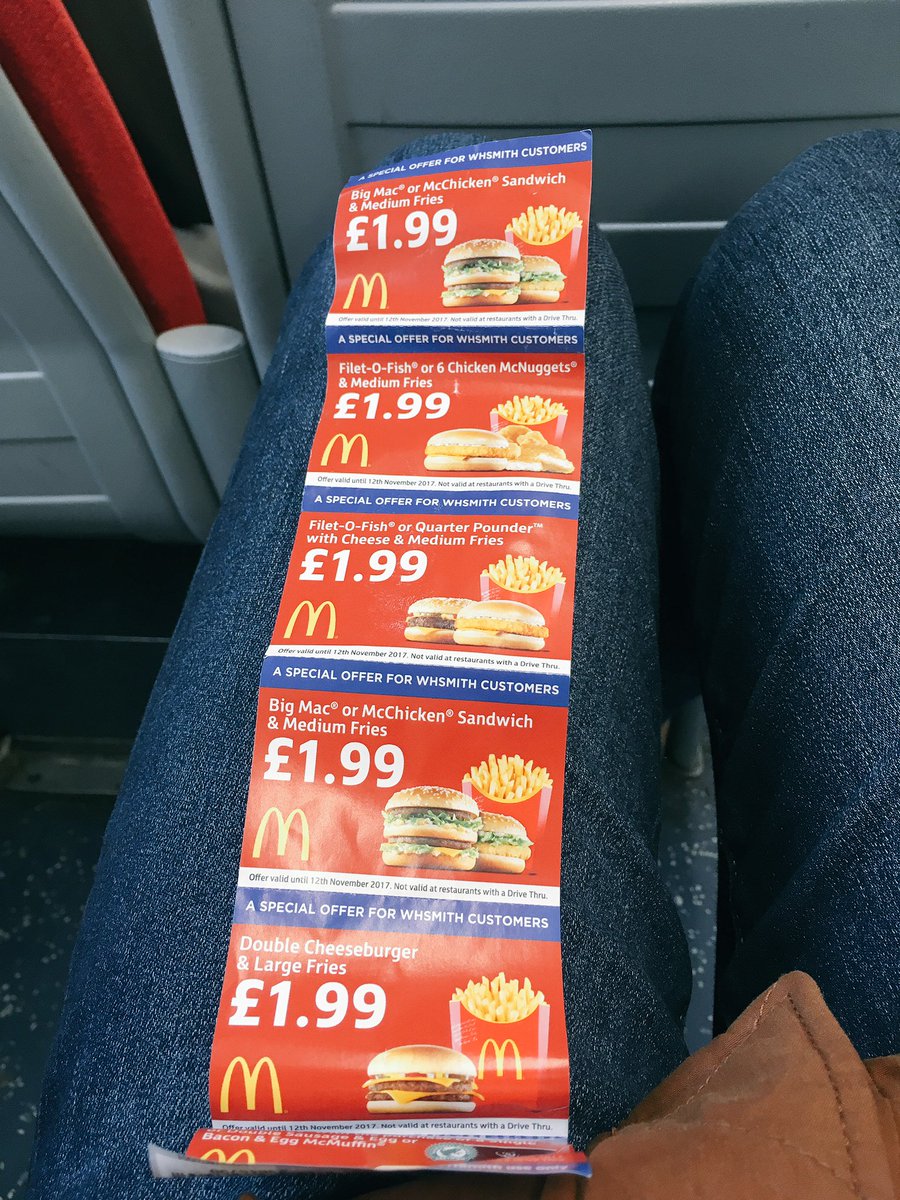 OGoldenLee's tweet photo. That feeling when you know lunch is covered... #voucher #relax #largemeal #McDonalds https://t.co/k65eKqoJ02