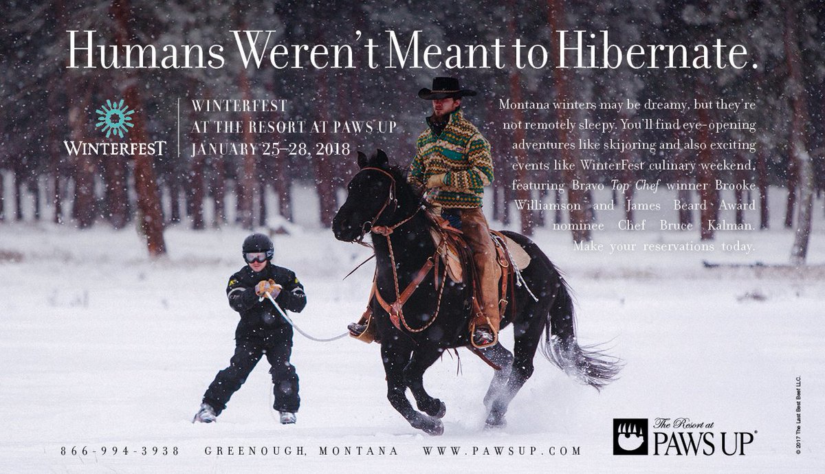 PawsUpMontana's tweet photo. Why to Join us for WinterFest? https://t.co/h0zagXds1p #travel #culinary #adventure @ChefBrookeW https://t.co/pIjLd15zJd