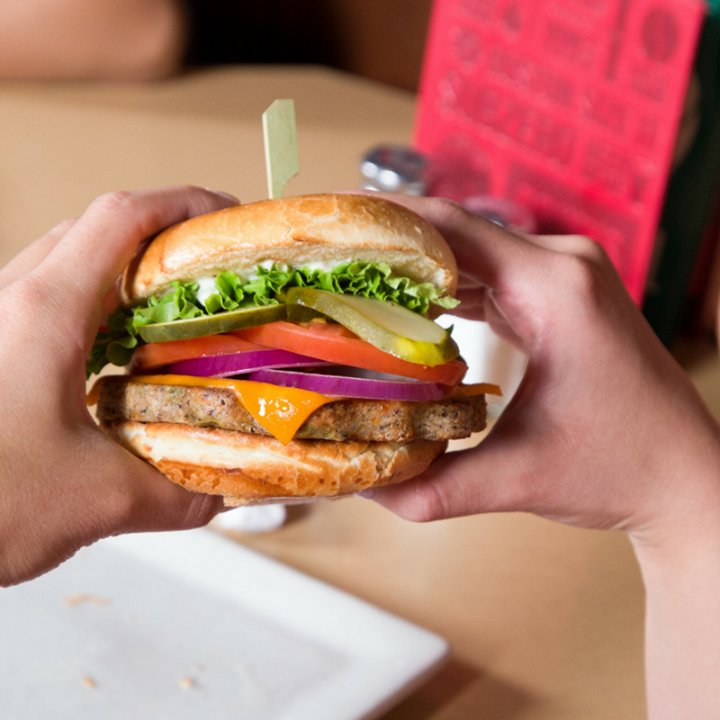 Calling all #Vegetarians! We have a feeling you will love our new Veggie Quinoa Burger! #BostonPizza #StratfordON #MyBP