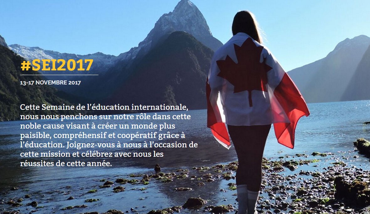 CBIE_BCEI's tweet photo. #SEI2017 est le 13 au 17 novembre. Dites-nous comment vous célébrez! https://t.co/QyvpKSPuvt https://t.co/dTPoJXk7sB