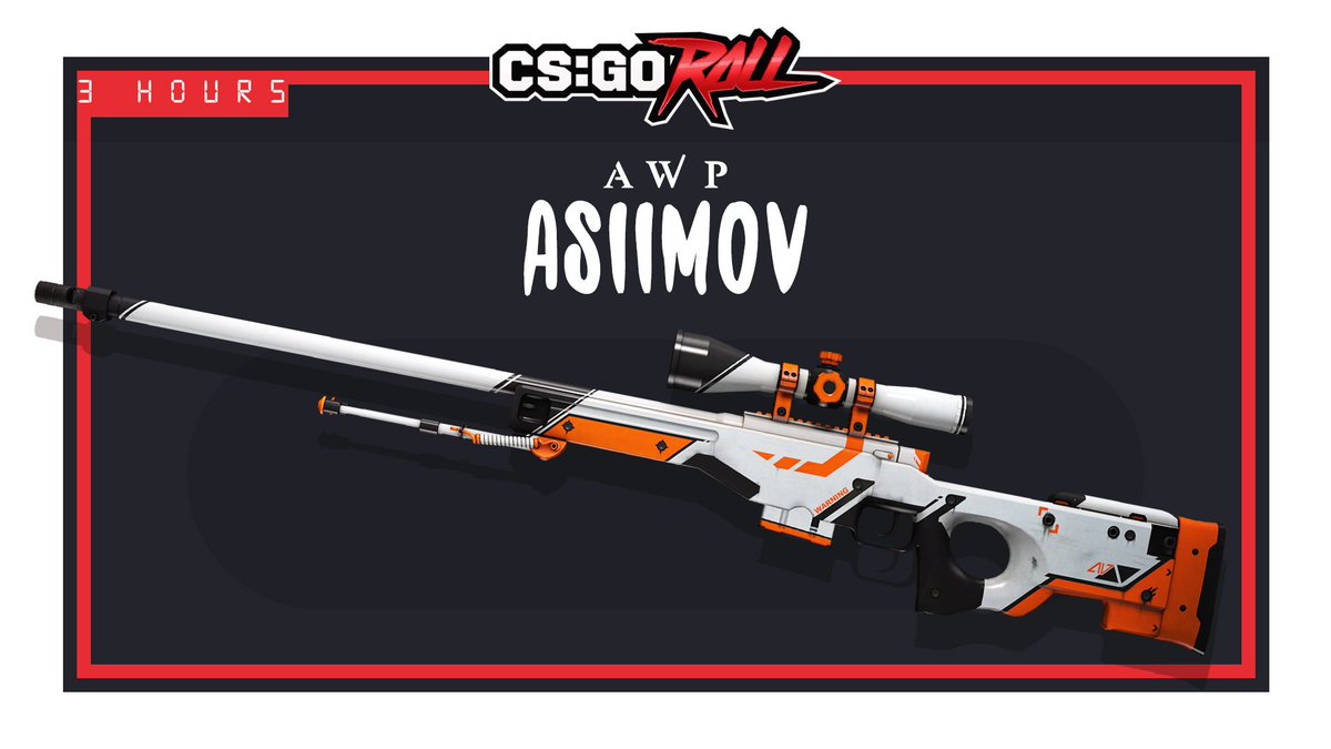 CSGORoll's tweet image. AWP | Asiimov FT - GIVEAWAY

- RT &amp;amp; Follow
- Enable notifications on CSGORoll
- Play Free Spin goo.gl/bMBHhz

Good luck!