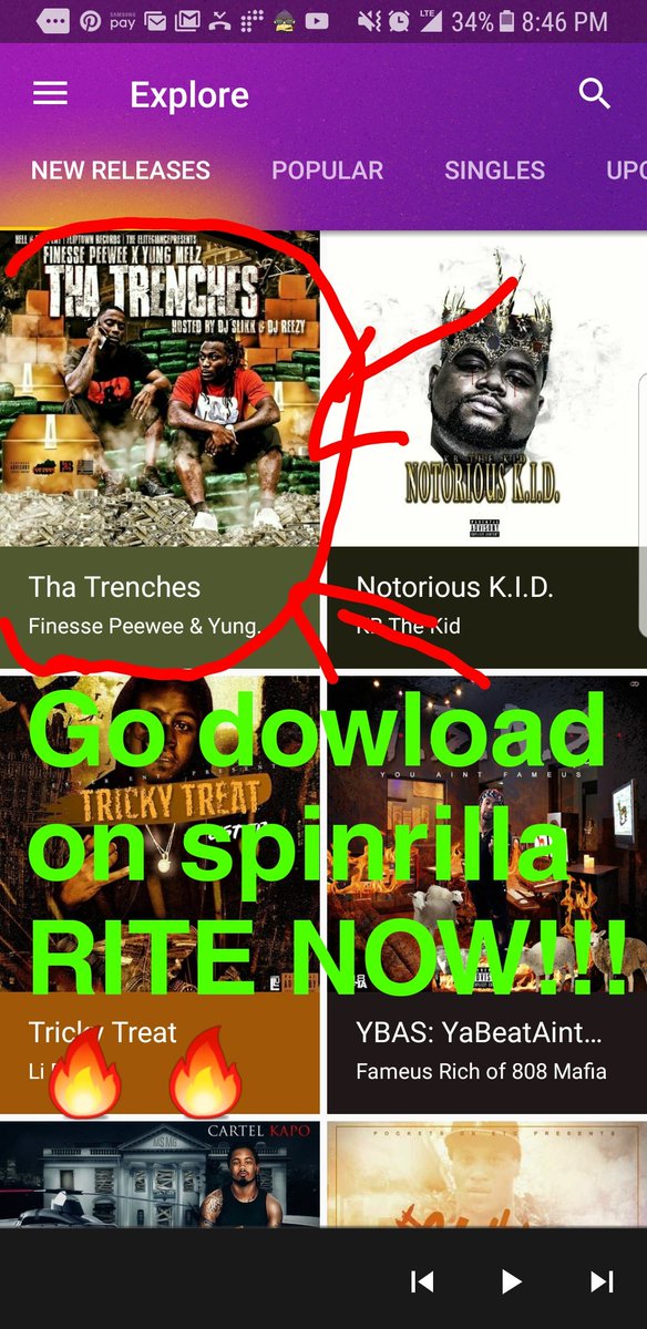 DaReal_YungMelz's tweet photo. Do dowload on spinrilla now!!! 🔥🔥 shit in Kentucky rite now!!!! #ThaTrenches https://t.co/mBengZtgRZ